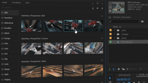 Camera Particle Transitions - 1